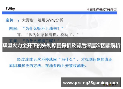 联盟火力全开下的失利原因探析及背后深层次因素解析